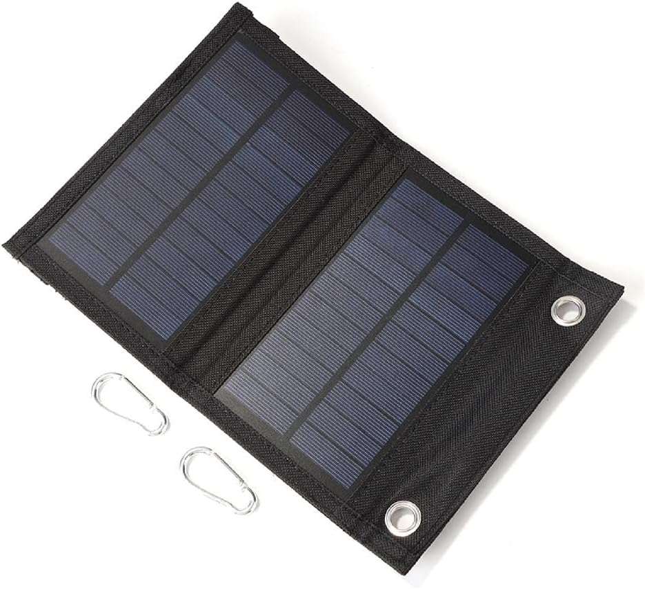 Panel solar plegable USB portátil flexible pequeño impermeable 5V 10W plegable células de panel solar para teléfono móvil cargador solar portátil
