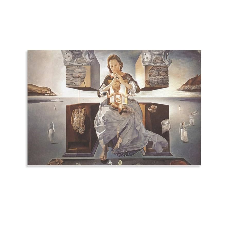 サルバドール・ダリ 「Port Lligatの聖母」 額装ポスター Amazon.co.jp: Salvador Daliサルバドール・ダリ《ポルト