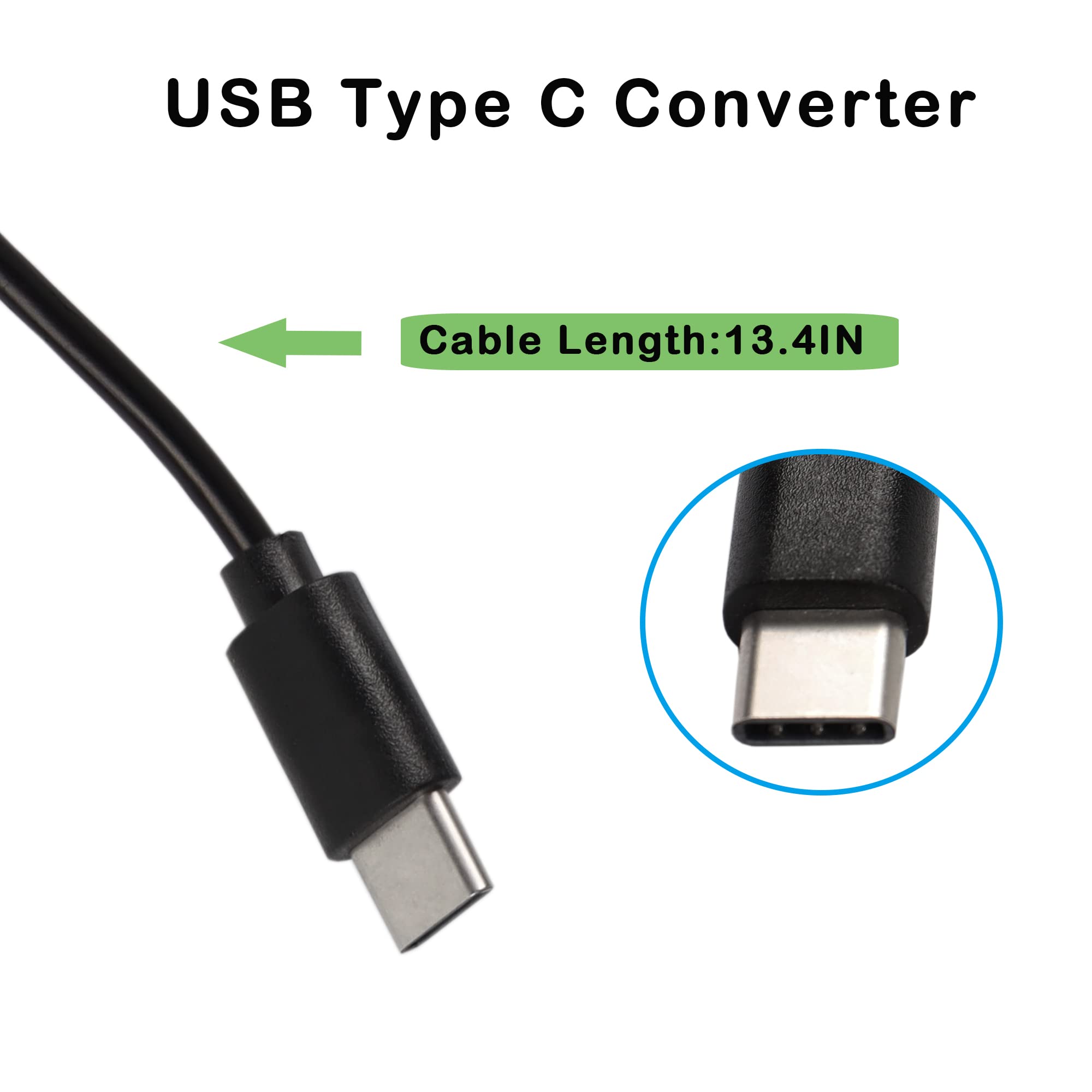 MEIRIYFA Convertitore DC Con Morse A Coccodrillo – Da 12V/24V A USB 5V 3A, 4 Porte Per Caricare Più Dispositivi Contemporaneamente