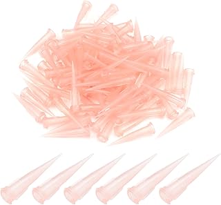 Utoolmart Aguja de llenado cónica de punta roma, 30 g, 120 unidades, color rosa claro