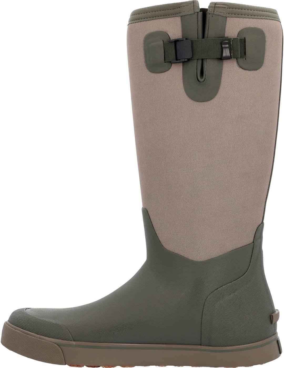 ROCKY Dry-Strike Waterproof Brown & Green 16" Deck Boot