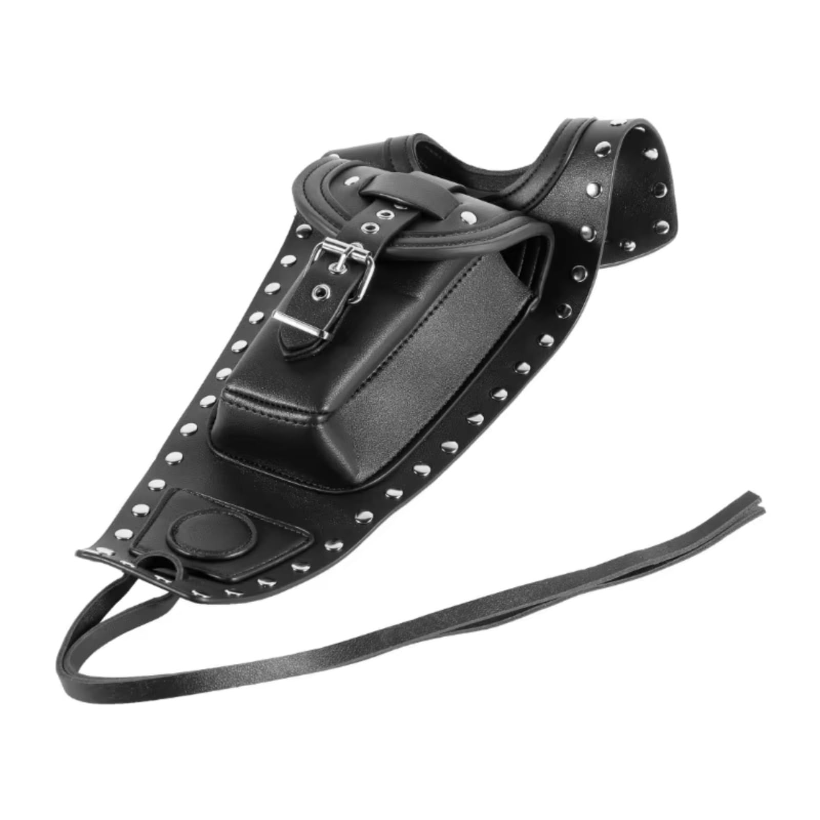 Compatibile Con Sportster 1200 2012-2016 1 Pezzo Nero PU Coperchio Serbatoio Carburante Moto Organizzatore Sacchetto Immagazzinaggio Serbatoi 3 Galloni Sacche Moto