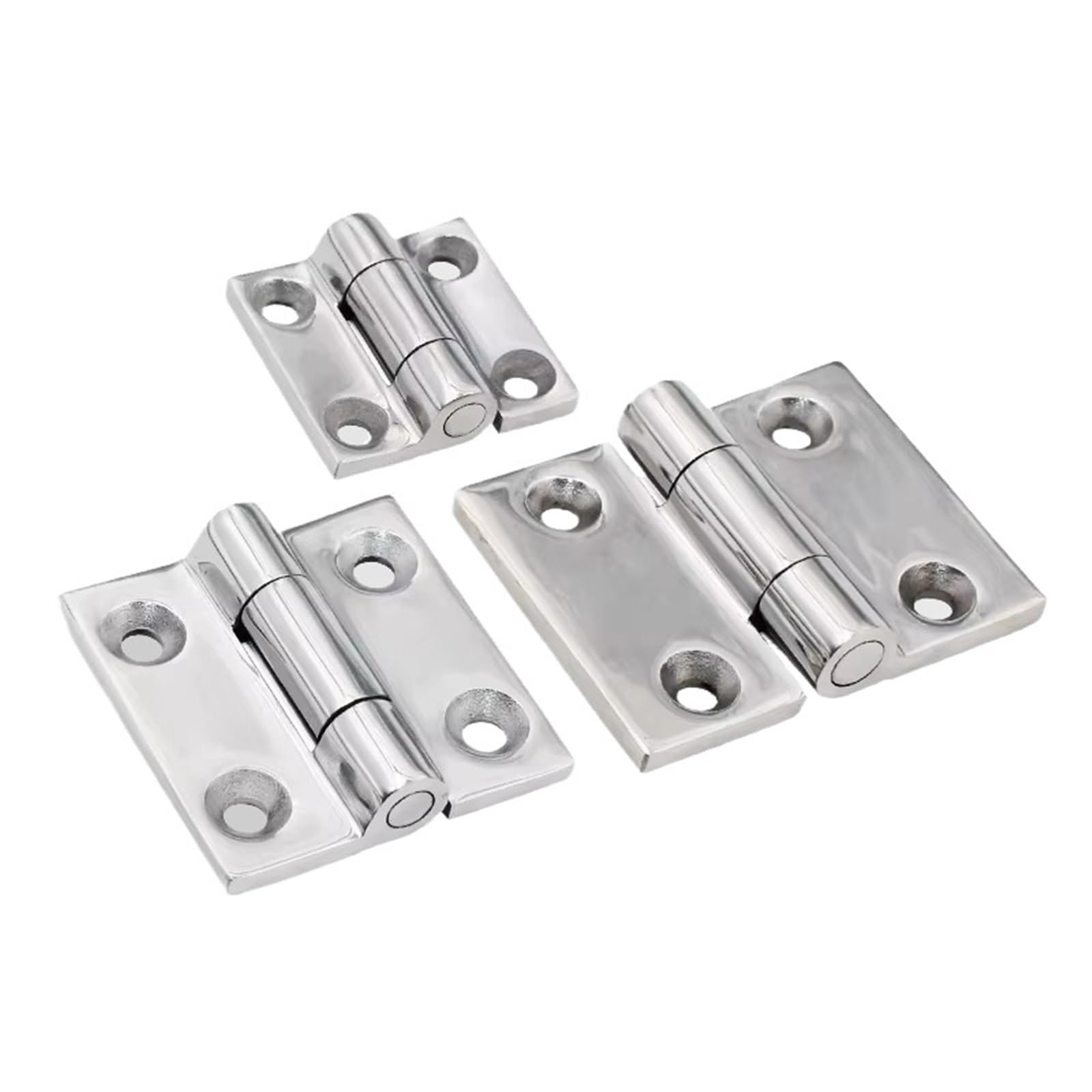 Sxolcoufoh 80X63 Thickened Heavy-Duty Hinge Electrical Distribution Cabinet Flat Folding Hardware Accessories 1Pcs(80X63)