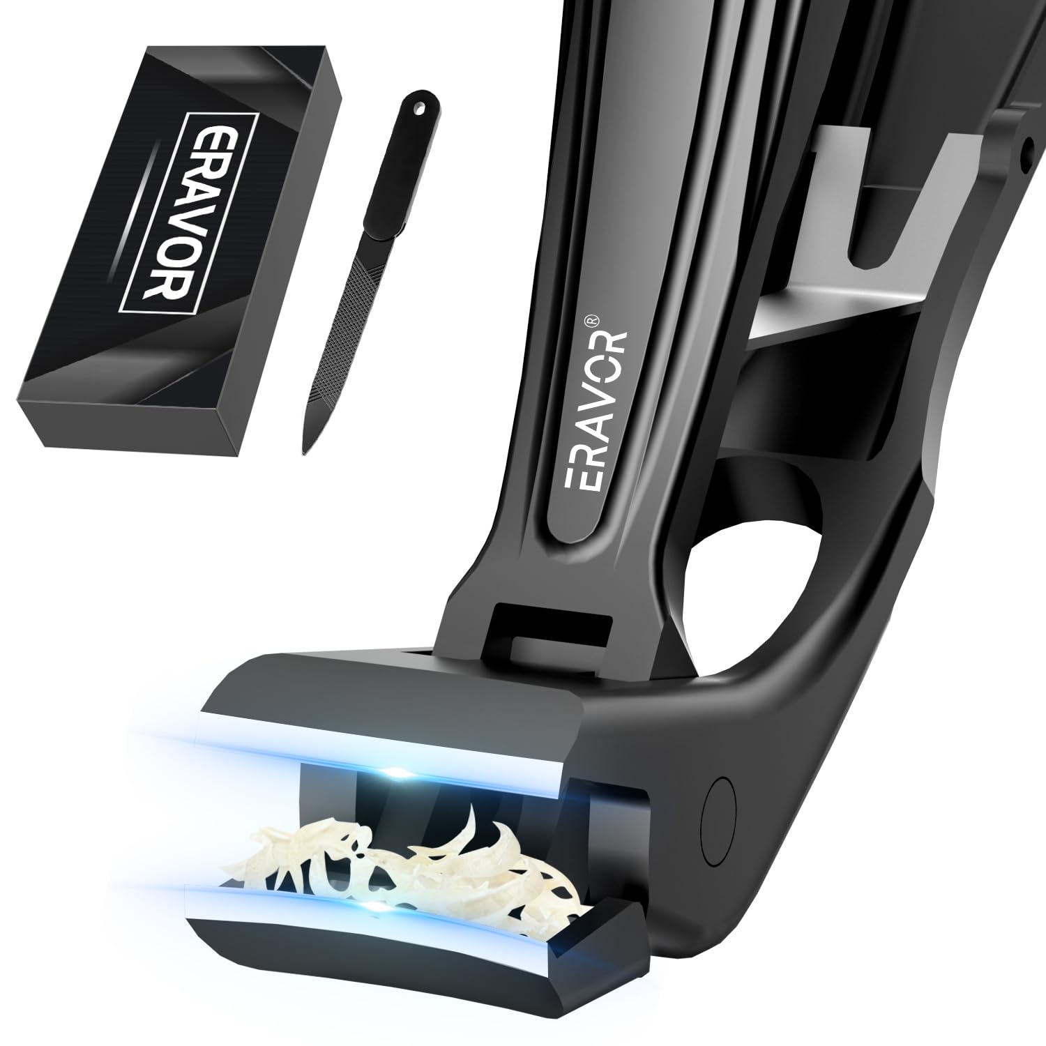 Nail Clippers for Men Women - Upgrade Angled Head Large Toe Nail Clippers for Men with Wide Jaw