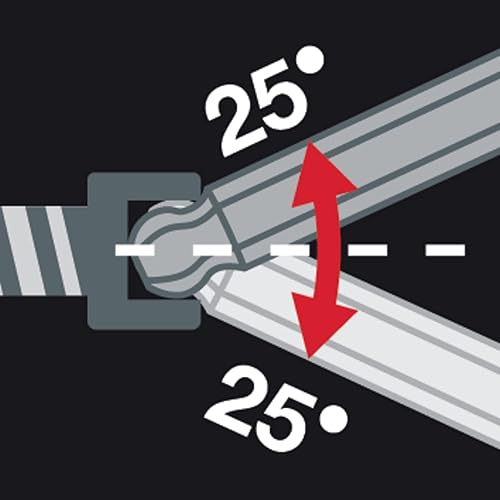 Miniatura 6 de Wiha 66991 MagicRing - Juego de llaves hexagonales con extremo de bola, de largo pulgadas, soporte interior, 13 piezas