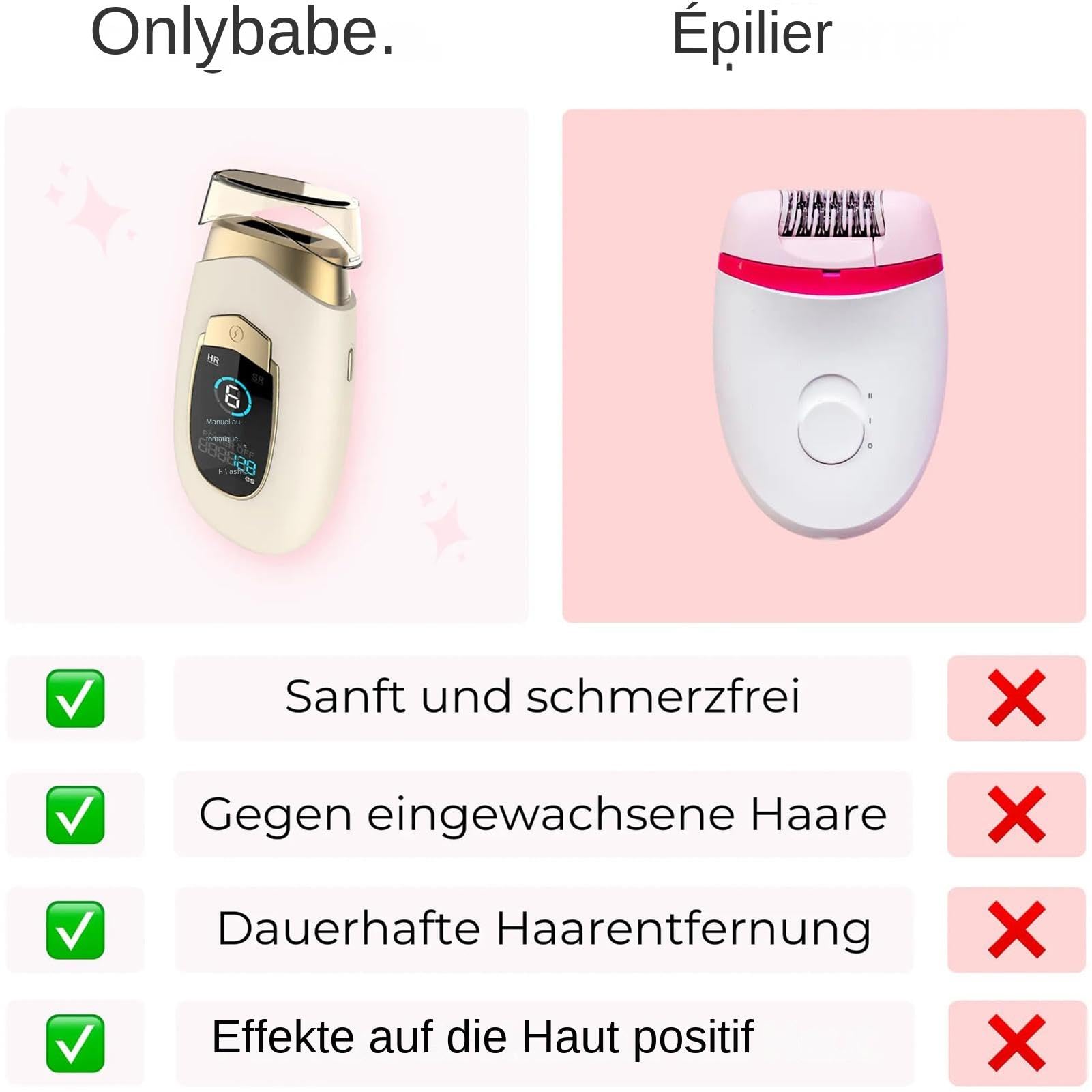 Damski depilator do usuwania włosów, depilator z baterią, bezpieczny depilator do skóry, wielofunkcyjny depilator, precyzyjna depilacja włosów, depilator do wrażliwej skóry, kompaktowy zestaw do