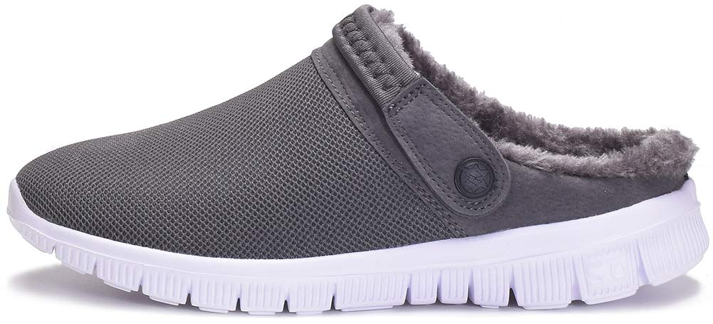 Pantofole Uomo Donna Pantofola Invernali Calde Pelliccia Scarpe da Giardino Ciabatte da Casa Zoccoli e Sabot Comode 36-48