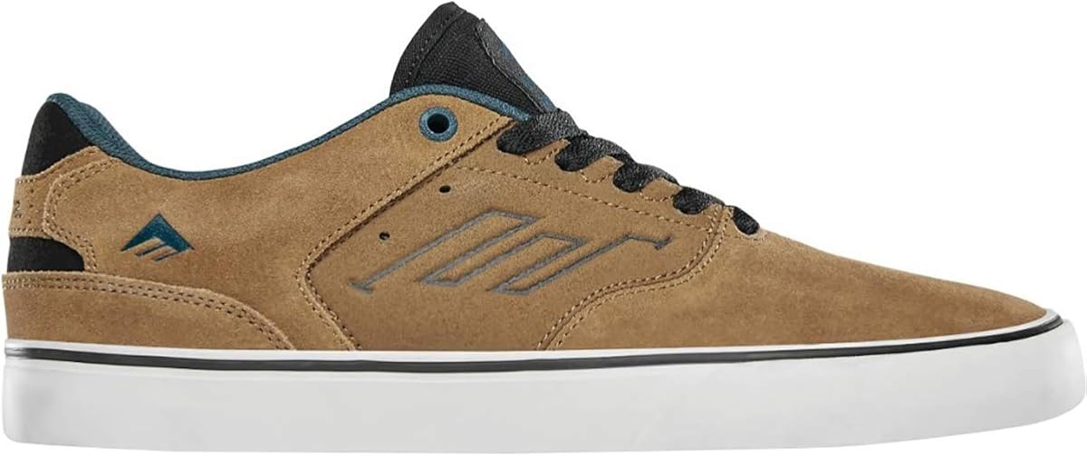 Emerica Men's The Reynolds Low Vulc Skate Shoe 5.5 Medium US Tan/Black