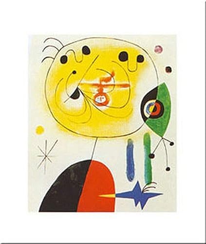buyartforless Et Fixe Les Cheveux by Joan Miro - Póster (31 x 24 pulgadas)