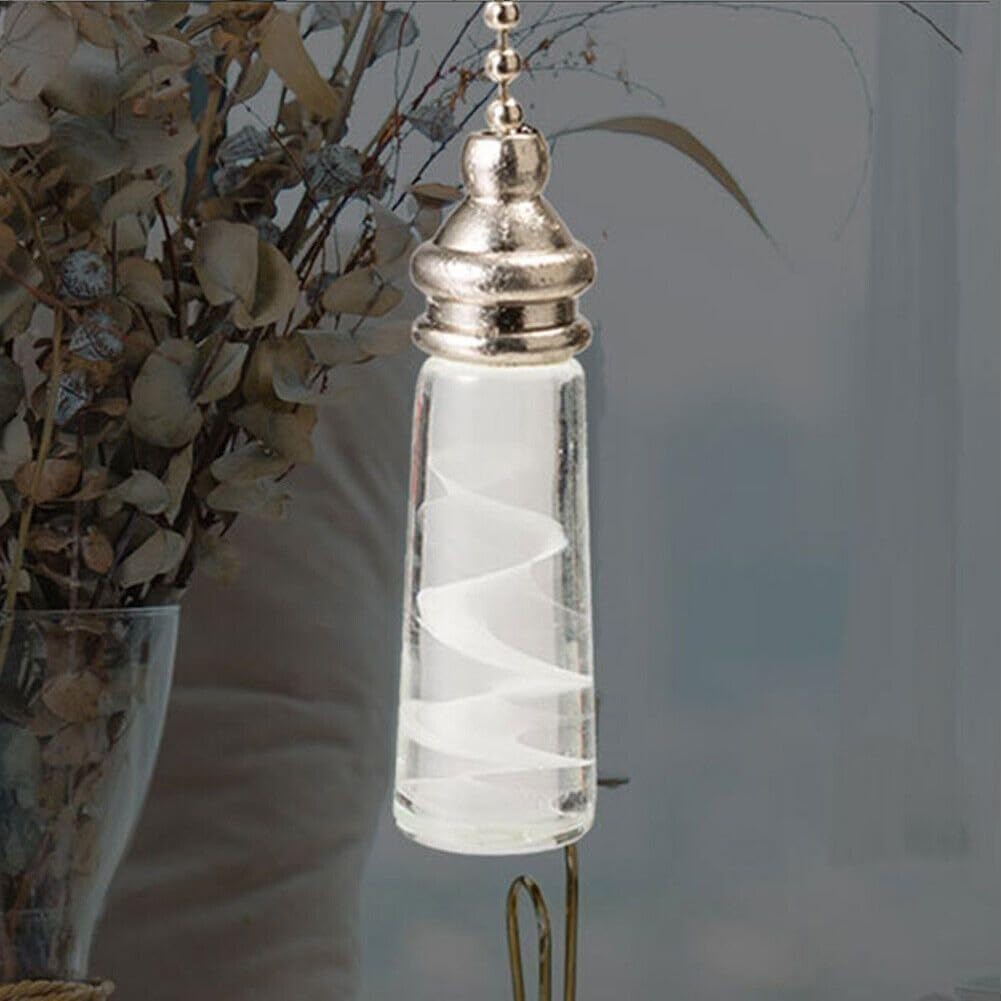 Anspruchsvolle Zugkette für Badezimmer und WC im Kristall-Stil für einfache Lichtsteuerung (30,5 cm)