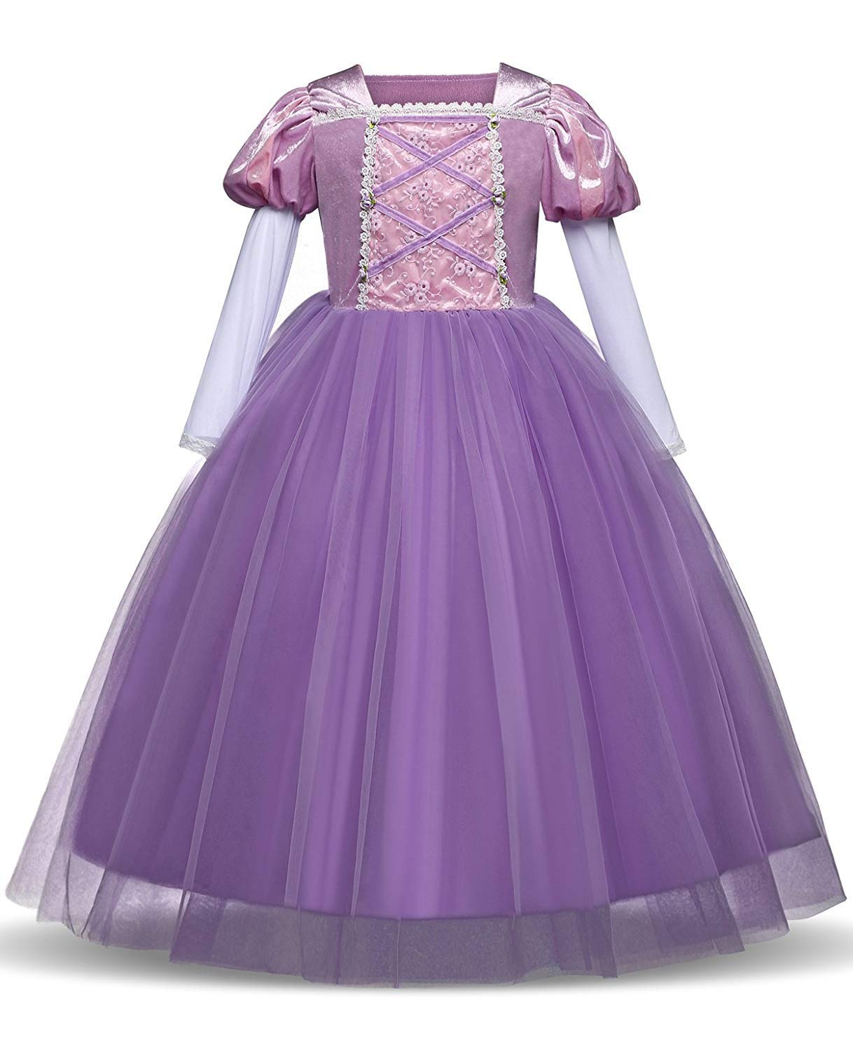 MYRISAM Sukienki księżniczki Sofia dla dziewczynek kostium karnawałowy Roszpunka kostium na Halloween Boże Narodzenie urodziny impreza ceremonia rocznica cosplay sukienka z akcesoriami