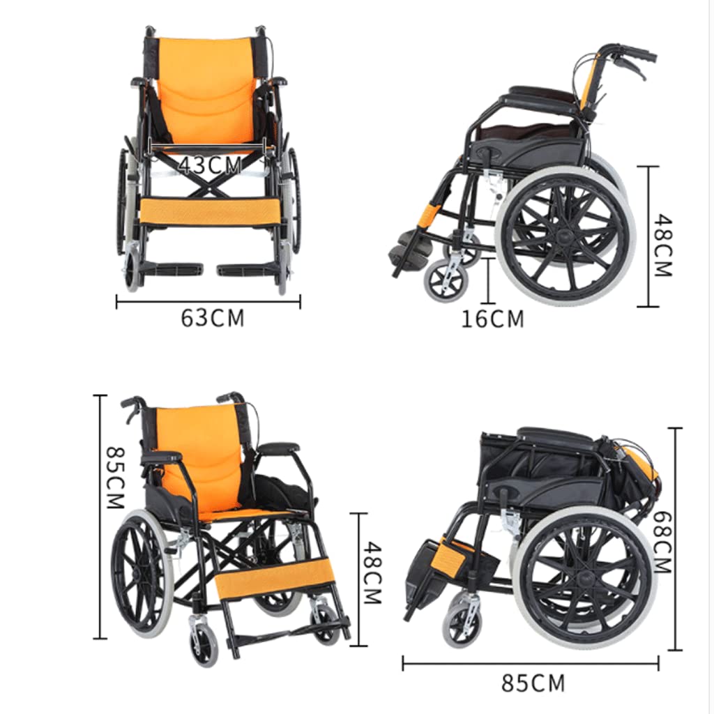 Dispositivo Di Mobilità Per Sedia Da Viaggio Semovente Per Sedia A Rotelle Portatile Mobile Pieghevole Per Uso Domestico Con Poggiapiedi E Schienale Per Anziani E Portatori Di Handicap