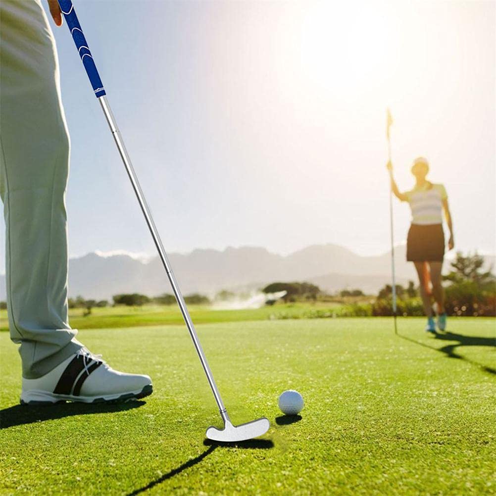 Putter de golf - Varilla de golf extraíble ajustable de aleación bidireccional para golfistas diestros o zurdos, mango antideslizante, fácil de instalar, club de práctica de golf para niños y adultos