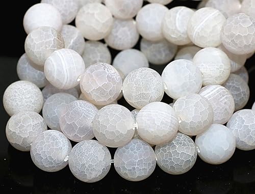 Miniatura 8 de Adabele GF11-8 - 2 hebras de piedras preciosas curativas de serpentina de jade natural de 0.315 in (0.31 pulgadas) (88-94 piezas en total) para