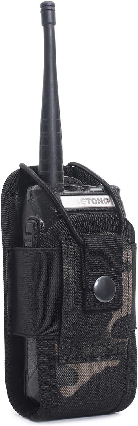 Radio Pouch - Universal Walkie Talkie Holster for Tactical Vest Duty Belt, Tactical Radio Holder