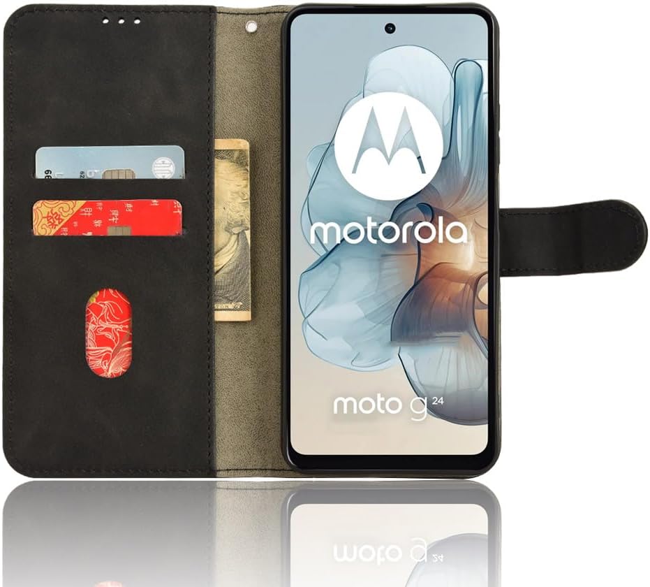 Case for RAZ Memory Phone 2024,Leather Wallet Shockproof -Black image 3