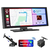 Avylet Carplay Wireless Andriod Auto, schermo per auto IPS 9.26" con telecamera di backup