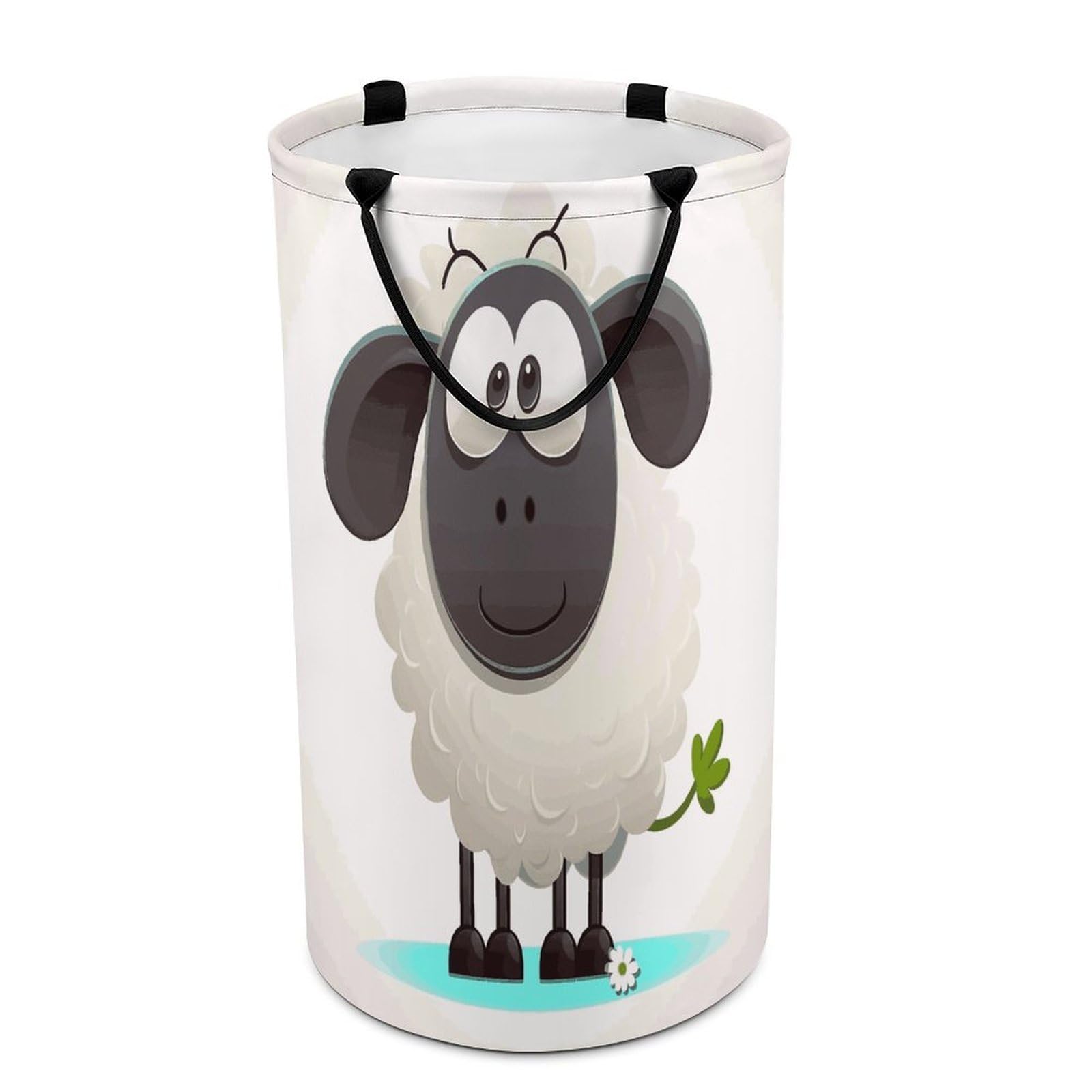 Sheep Dirty Clothes Basket Large Capacity Laundry Basket Freestanding Laundrys Hampers Tall Collapsible Clothes Hamper for Blankets Toys