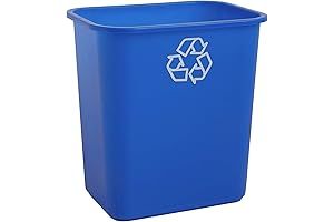 United Solutions WB0084 28 Qt Kitchen Recycling Bin with Lid