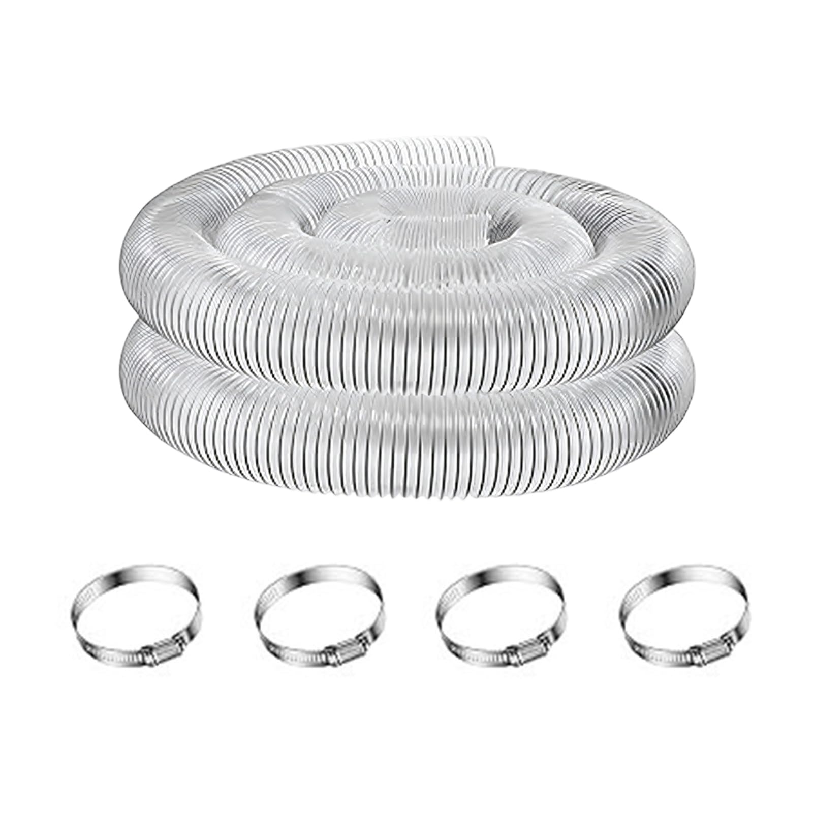 Kaeltsyn C Strength Pv Hose 300Cm See Through And Wear Resistant For Efficient Debris Removal Machine Exhaust Ventilation Hose
