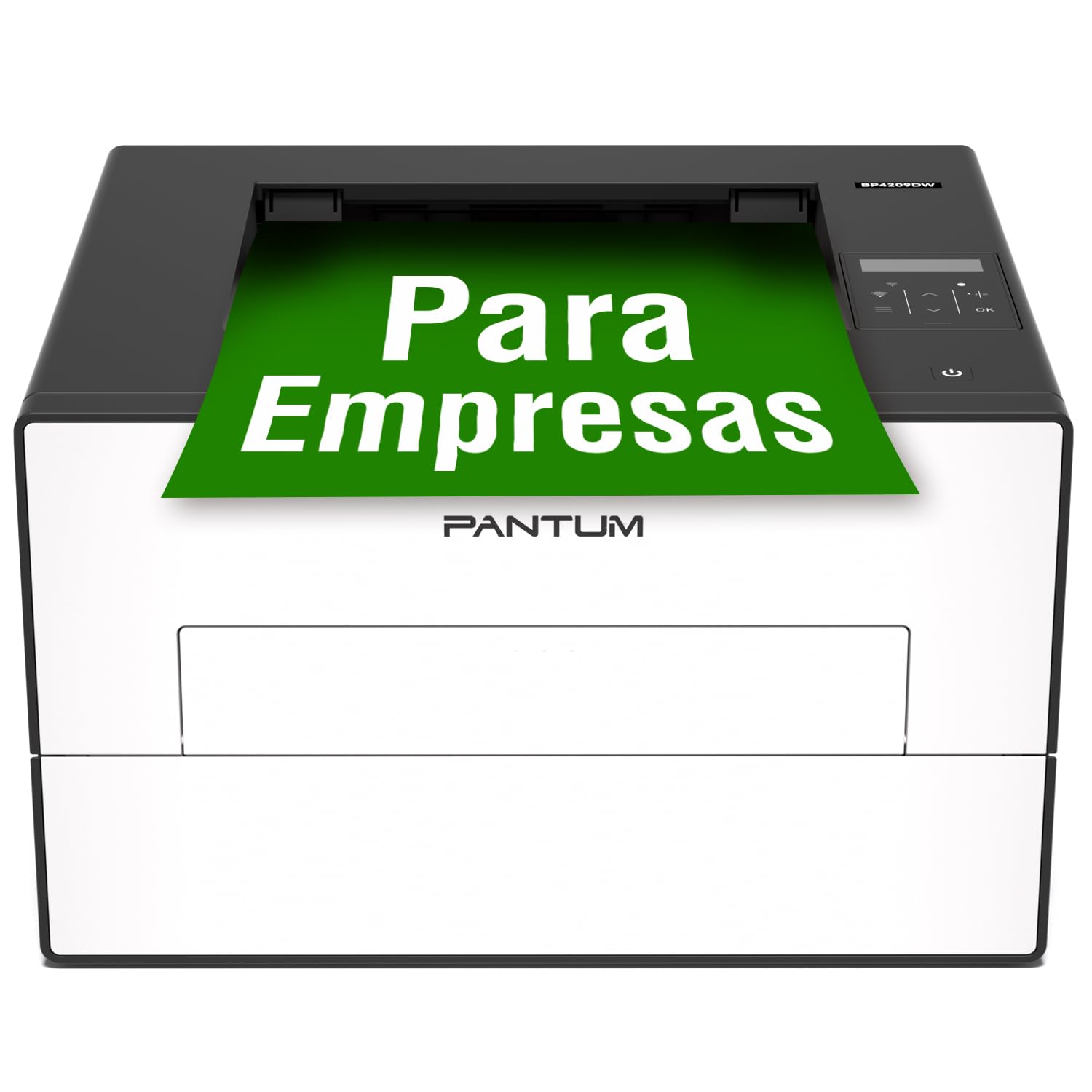 PANTUM BP4209DW Impresora Láser Monocromo WiFi, Impresión Doble Cara Automática, Wi-Fi Direct 2.4G/5G y Bluetooth, AirPrint Mopria, Incluye Tóner y Tambor Iniciales, para Hogar y Oficina Certificado ClimatePartner