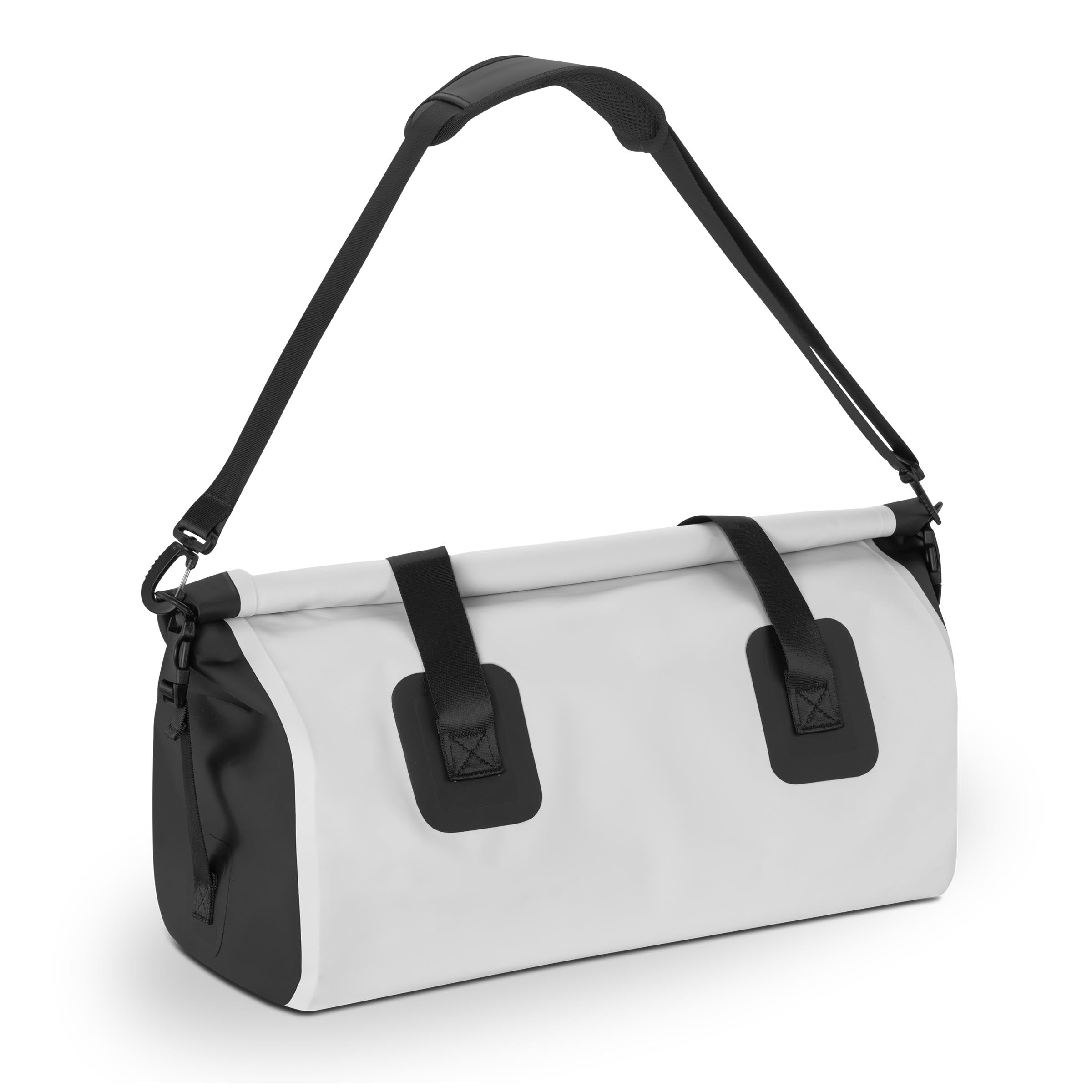 Audi 3152400800 torba podróżna Duffle Bag torba sportowa, wodoszczelna, z logo pierścieni, szara, jasnoszary, Einheitsgröße, torba podróżna