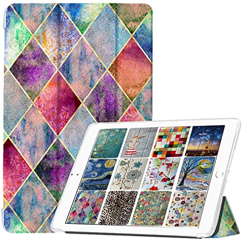 Image of DuraSafe Cases for Old Model iPad 4th Gen 9.7 inch 2012 TPU Cover A1458 A1459 A1460 MD510HN /A MD513HN /A MD514HN /A MD511HN /A MD512HN /A MD515HN /A ME392HN /A ME393HN /A MD522HN /A Printed Diamond Grid