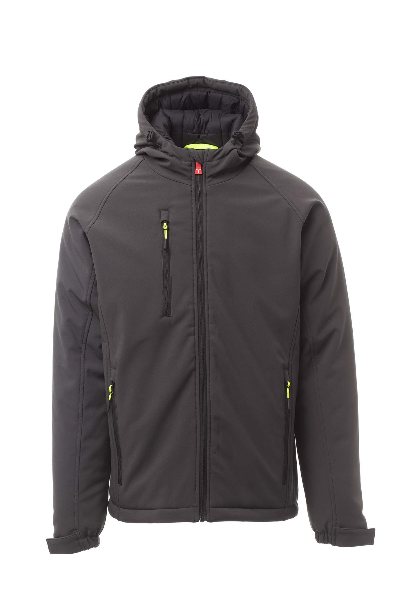 Herren Winterjacke - wasserdichte Softshelljacke mit Kapuze, winddicht atmungsaktiv gefüttert - Arbeitsjacke & Outdoorjacke für Winter, Übergangszeit und Freizeit, warme Funktionsjacke S-5XL