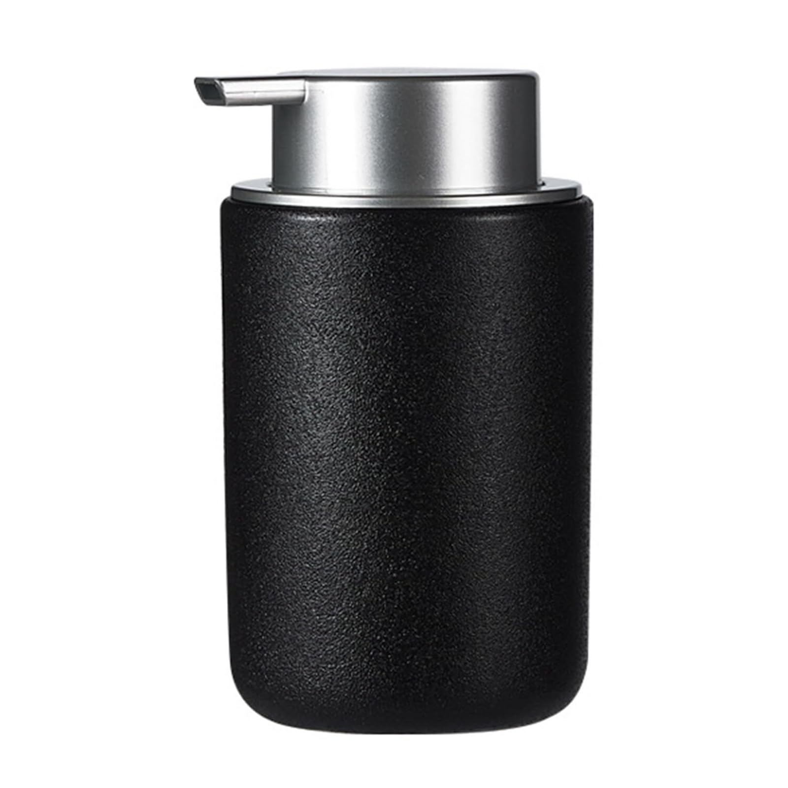 Qyleee Black-C Hand Ceramic Foaming Bottles 350Ml Hand Foam With Pump For Barthroom Kitchen Dish For Bathroom(Black-C)