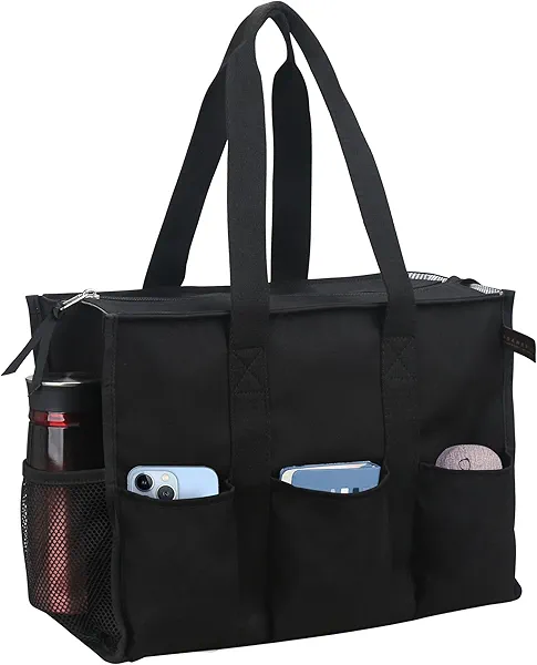 ABAMERICA Nurse Bags for Work Nursing Bag Multiple Pockets Waterproof Organizing Zip Top Clinical Bag for Nursing Students