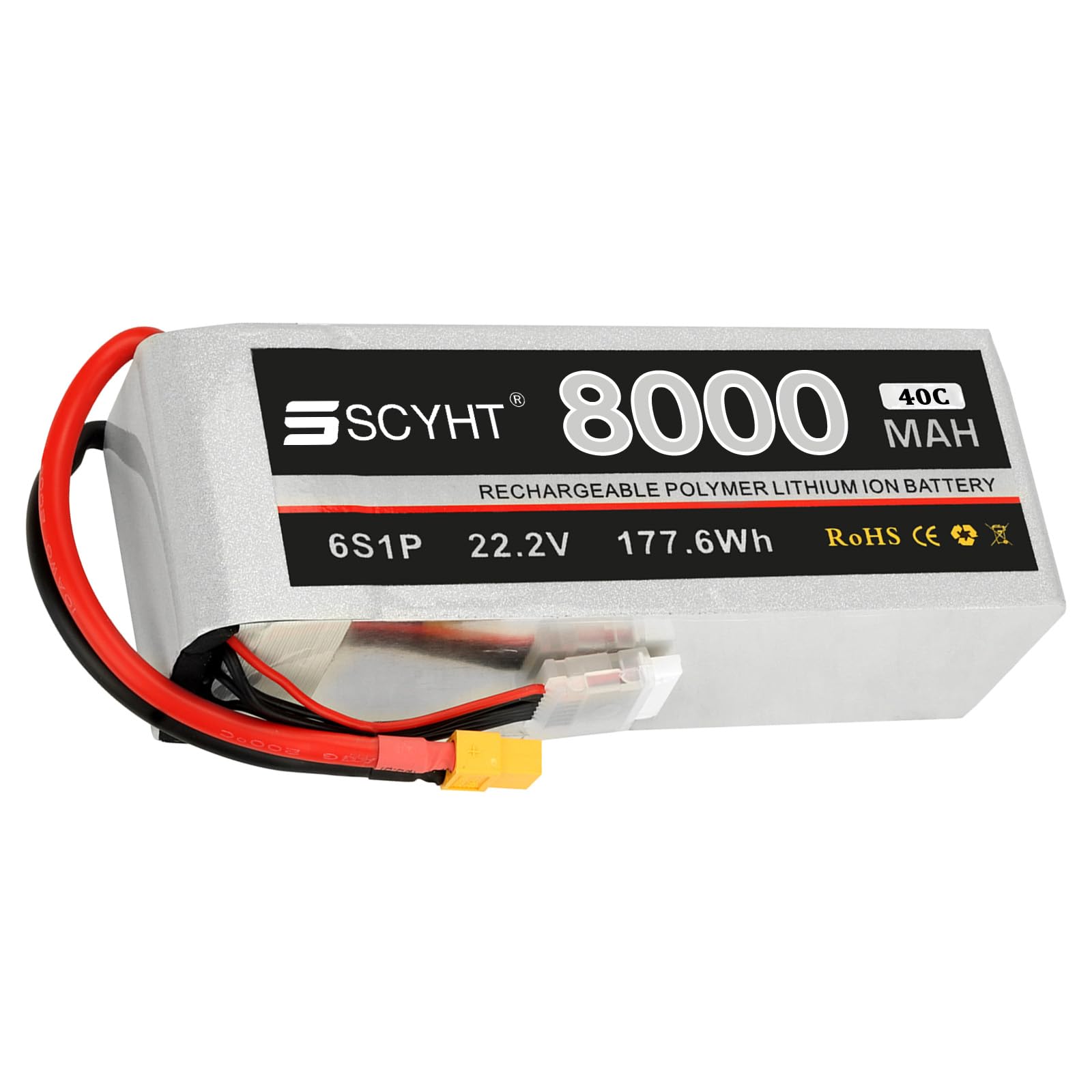 Batteria per droni 6S 22,2 V Batteria al litio 8 Ah