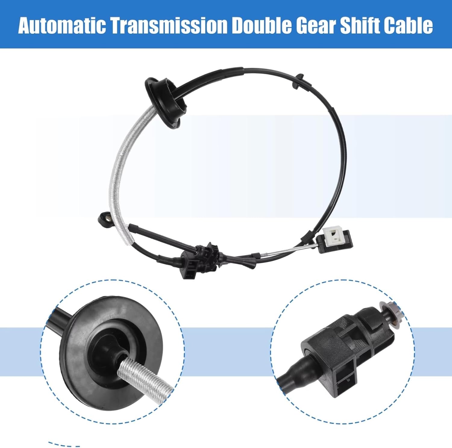 Gear Lever Linkage Cable Compatible with for Expedition 2000 2001 2002 with 4R70W Car Automatic Transmission Gear Shift Cable Ward Reverse Cable Replace