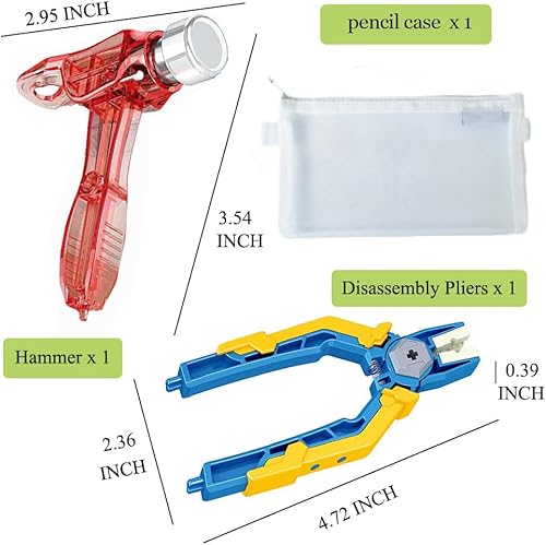 Miniatura 2 de Kit de herramientas de bloques de construcción, herramientas separadoras compatibles con bloques Lego y técnica, incluyendo separador de ladrillos,