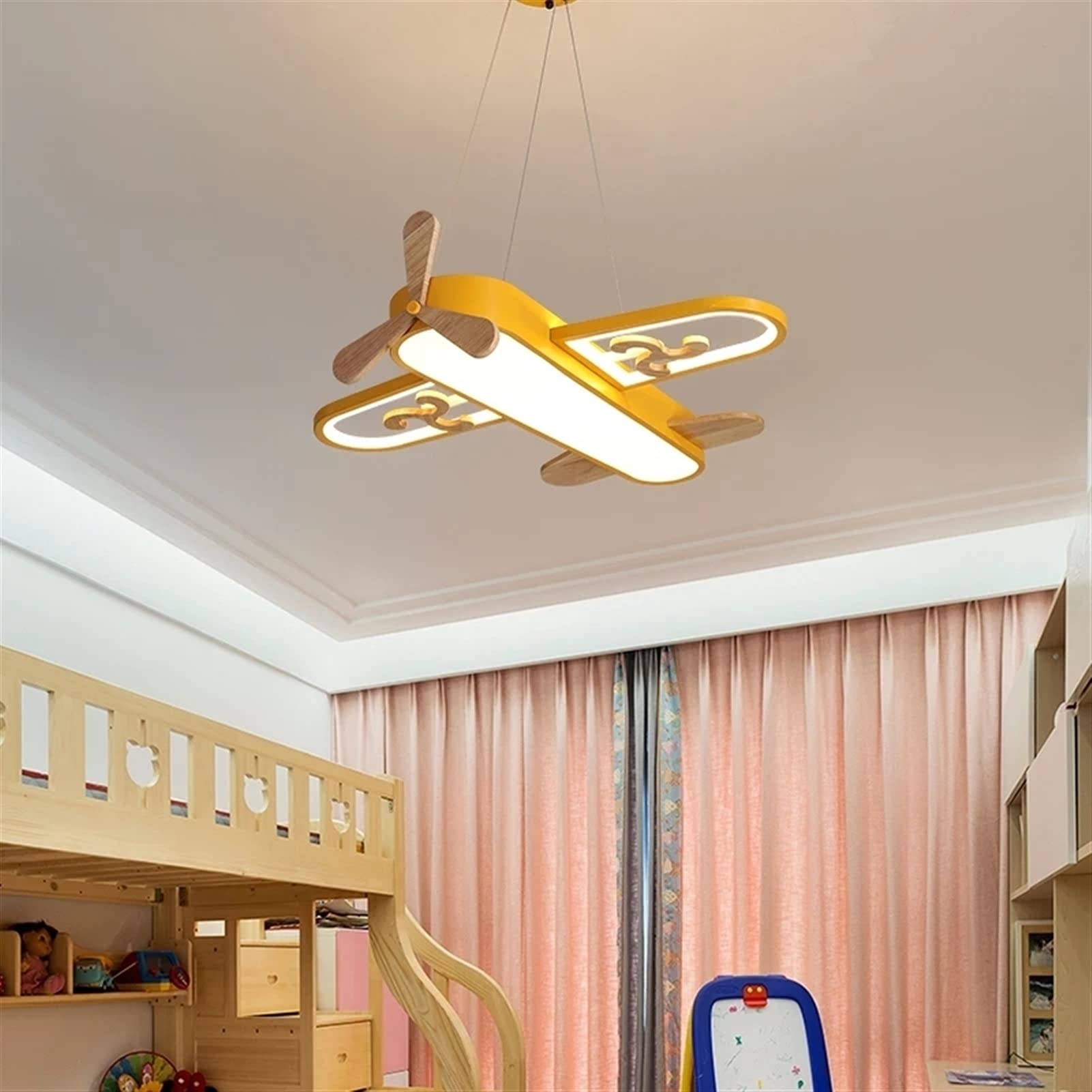 Lustre moderne LED avion télécommandé pour éclairage nursery - 8