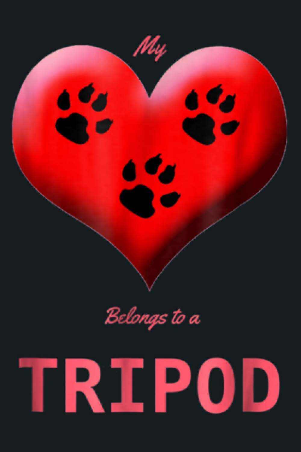 Tripod Dog 3 Legged Dog Cat Lovers: Notebook Planner - 6x9 inch Daily Planner Journal, To Do List Notebook, Daily Organizer, 114 Pages