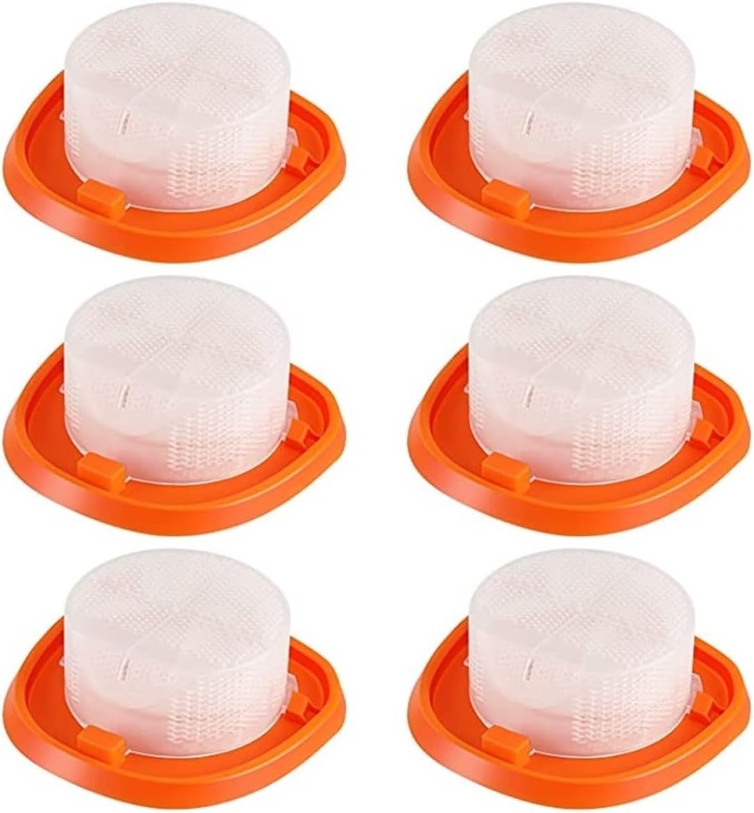 Upgraded Filter Compatible With Black and Decker Dustbuster Cordless Handheld Vacuum NVC115JL NVC115W-QW NVC115JL-GB Replacement Accessories(6pc)