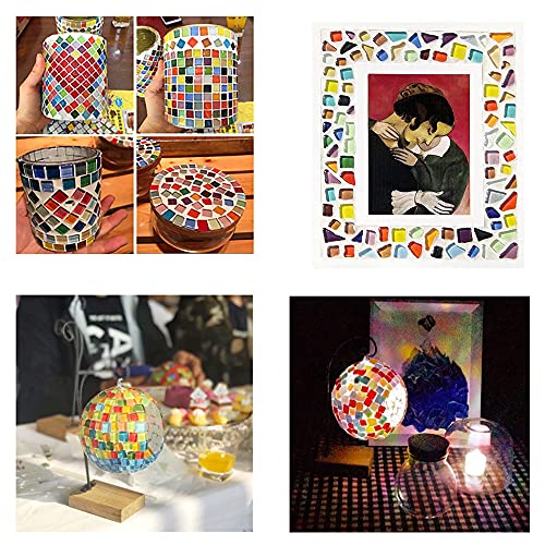Mosaic Tiles For Crafts Bulk, Stained Glass Supplies Child Diy Crafts, Picture Frames, Flowerpots –Irregular Tiles #TOP3