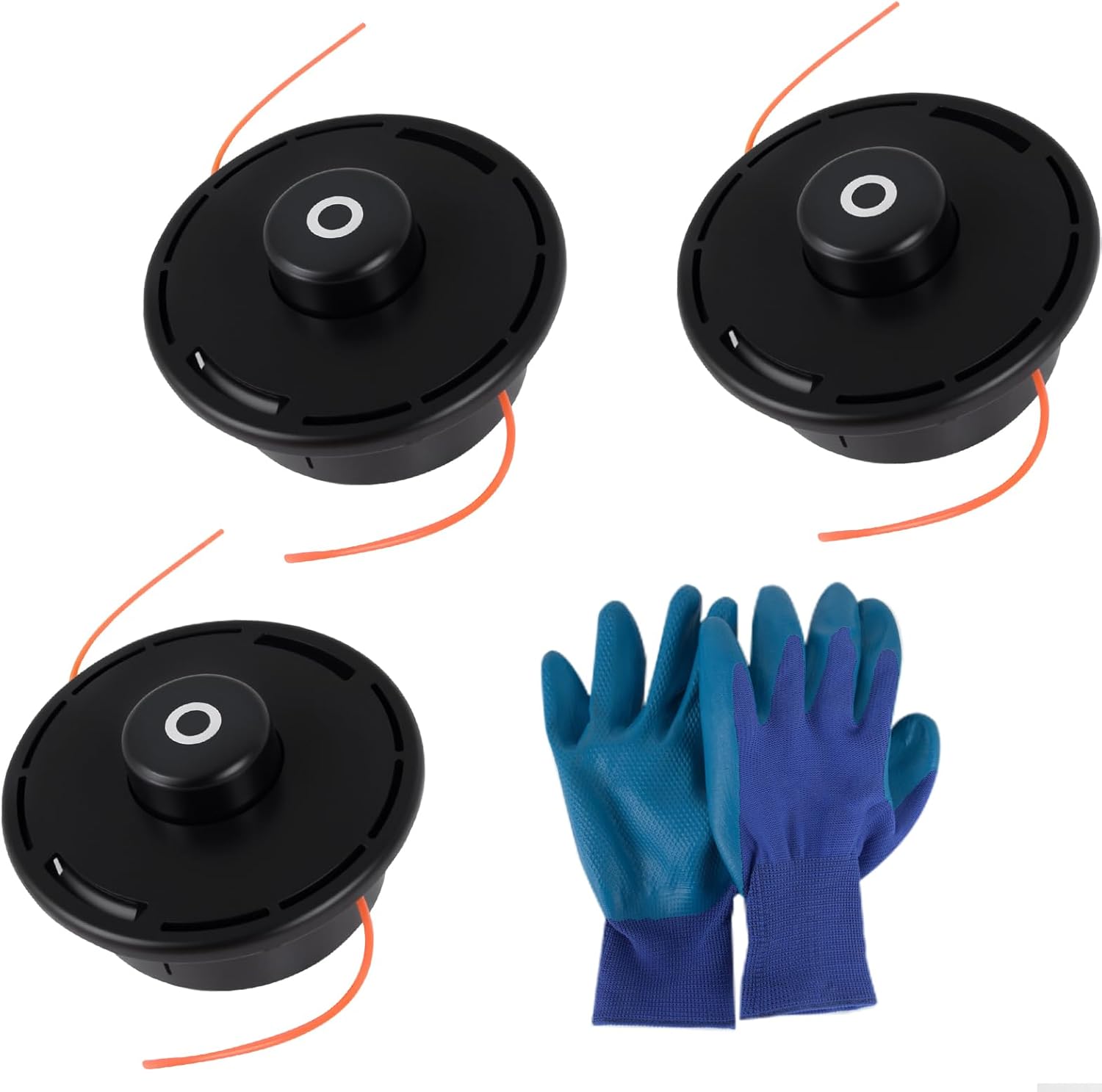 511010601 Trimmer Head with Compatible with Red max BC250 BC2300 BC2600 BCZ2400S BCZ2401S BCZ2460S BCZ2460TS BCZ2600S BCZ2660TS String Trimmer Head, Replaces PT104 & PT104 Plus, 3PCS