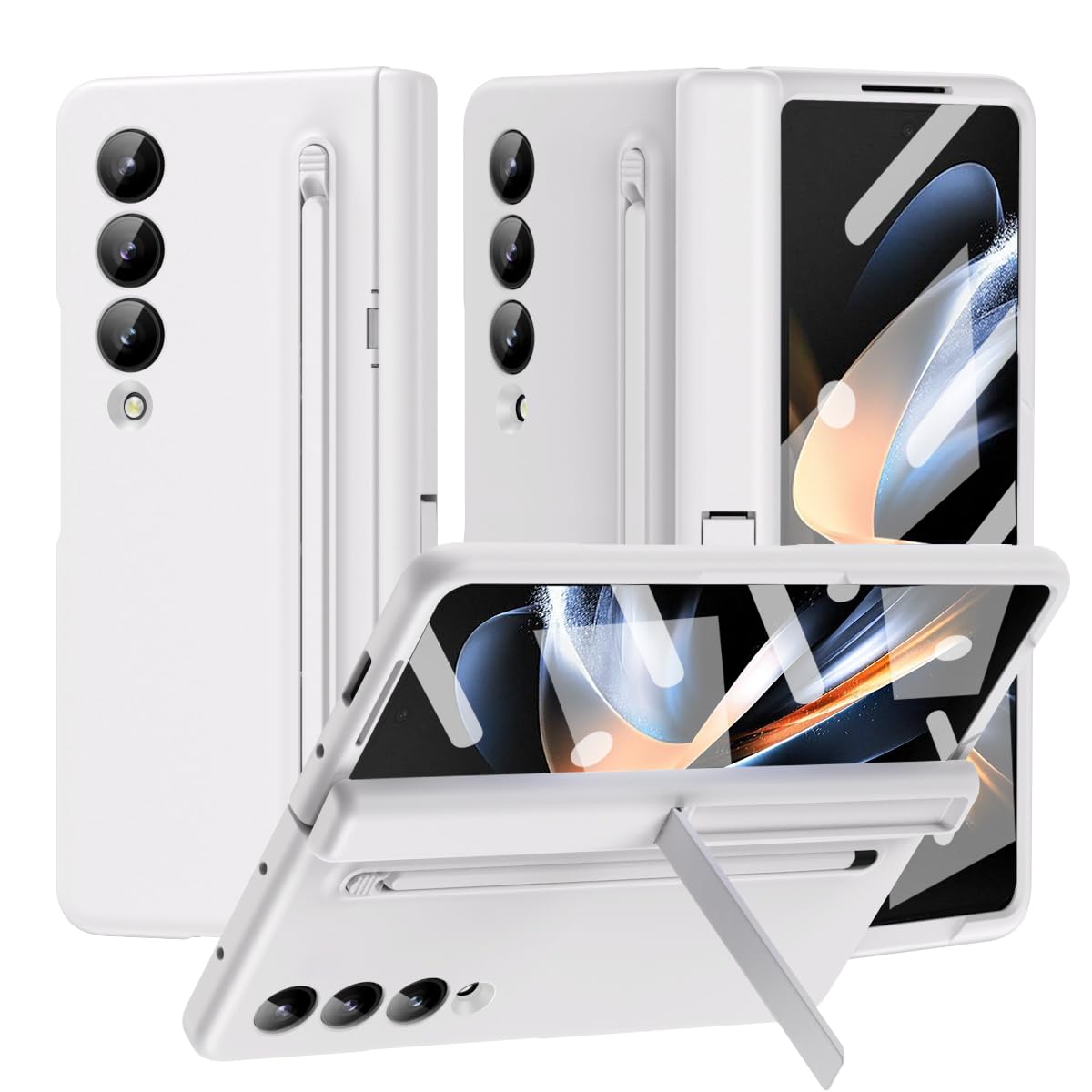 Amazon.com: for Samsung Z Fold3 Case with Screen Protector, Built