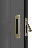 Vista 15 de Dontay Manijas de Puerta Corrediza de Bolsillo, Herrajes de Puerta de Bolsillo de Acero Inoxidable 304 Sin Seguro, Tiradores de Dedo Empotrados al