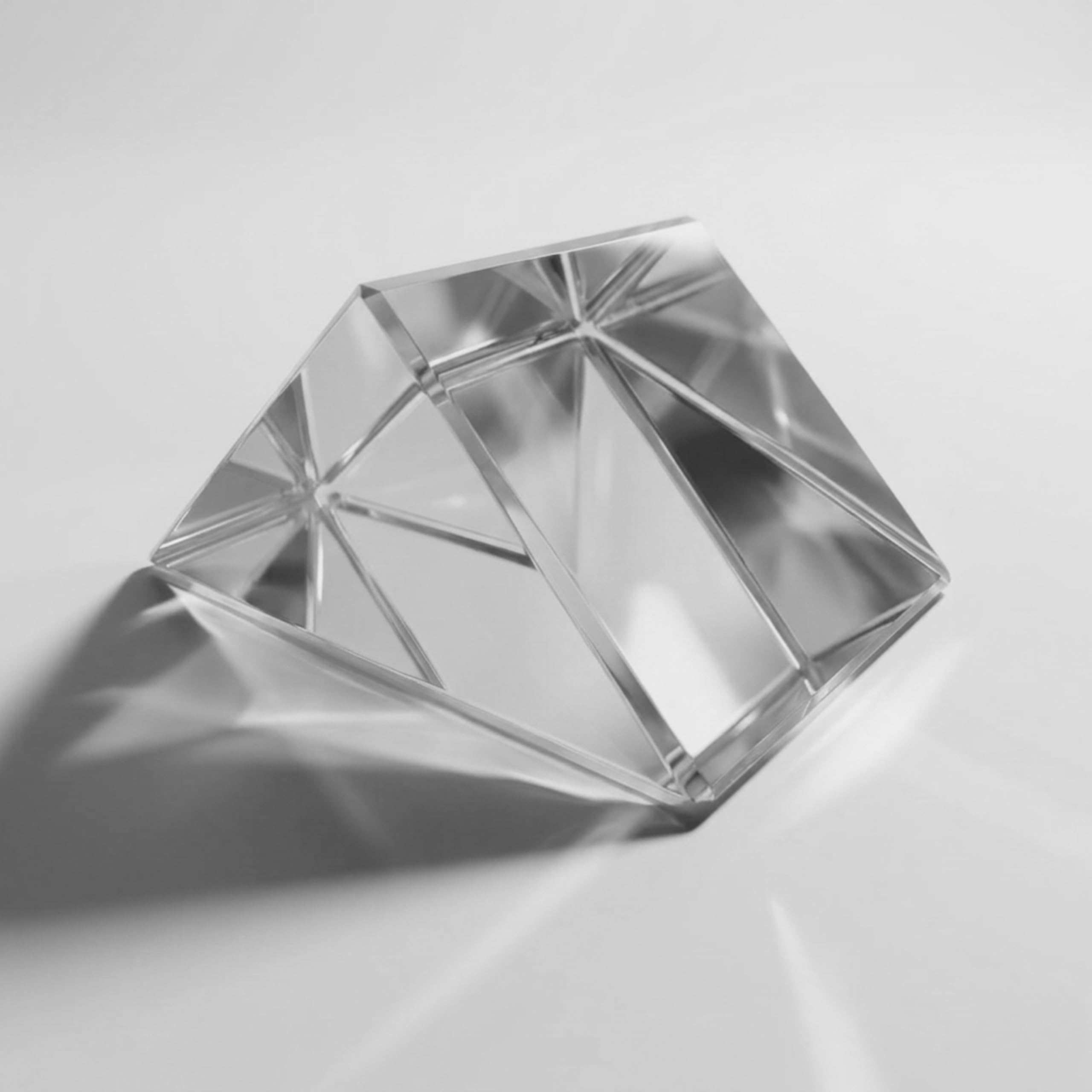 SBT Instrumetns Optical Glass Prism, Crystal Clear Right Angle Triangular Prism 50X50 MM for Light Refraction, Photography