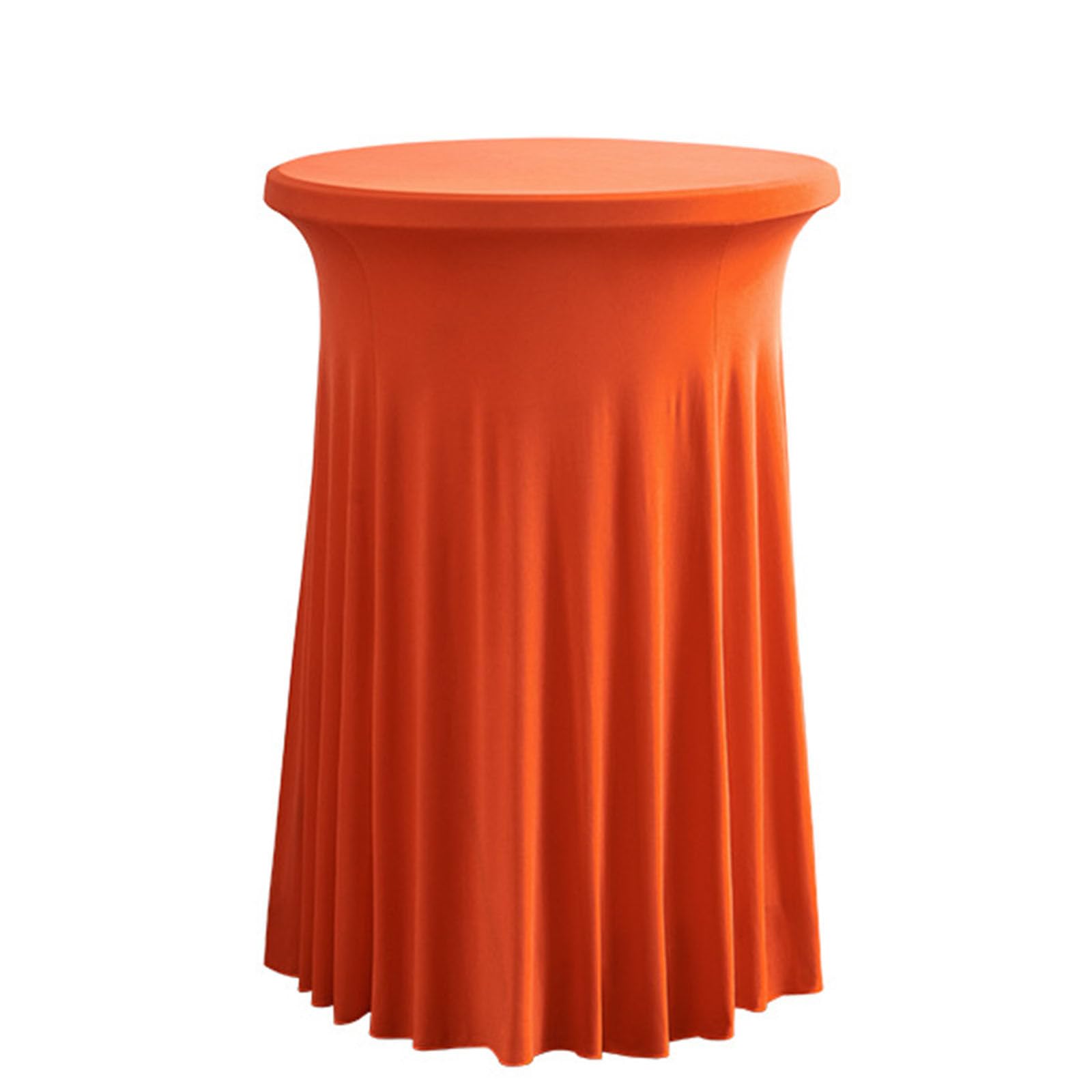 Okrągły obrus koktajlowy 60 x 110 cm pomarańczowy obrus na stół na wesela imprezy bistro dekoracje baru przyjęcia koktajlowe obrus elegancki design