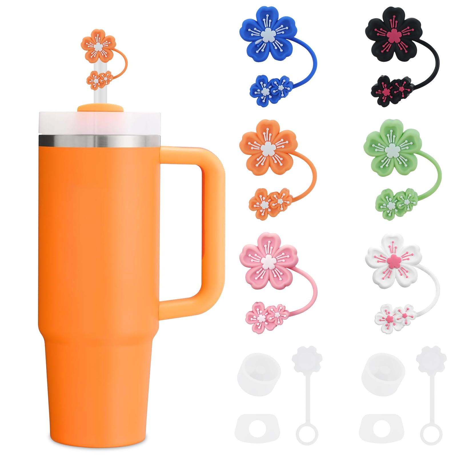 Bouchon de paille réutilisable pour gobelets Stanley de 887 ml au bureau