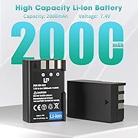 Vista 2 de Paquete de cargador de batería EN-EL9 EN EL9a, paquete de cargador LP compatible con cámaras Nikon D40, D40X, D60, D3000, D5000, repuesto