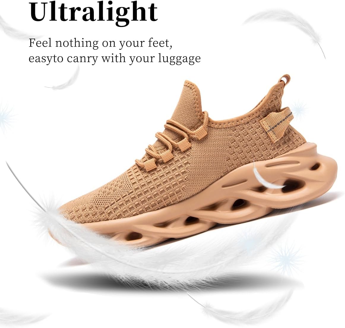 Mens Slip On Running Sneakers Walking Shoes Athletic Gym Non Slip Workout Tennis Comfortable Fashion Lightweight Breathable Mesh - Image 2