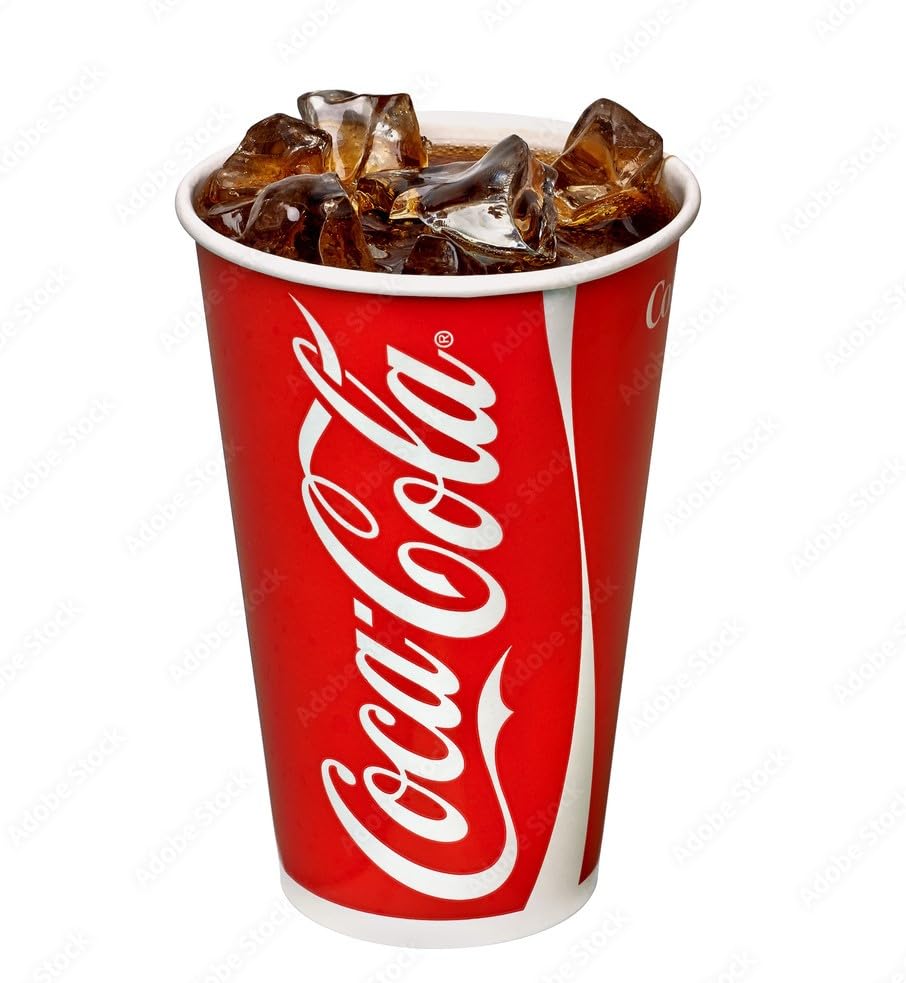 Coke Design Paper Cup by CB Catering (12oz)