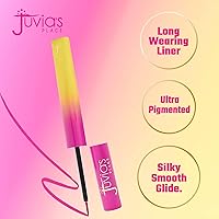 Vista 2 de Juvia's Place Garden Of Juvia's Liquid Liner Pink Hibiscus - Rosa fucsia brillante, maquillaje líquido de color intenso, sin crueldad, a prueba