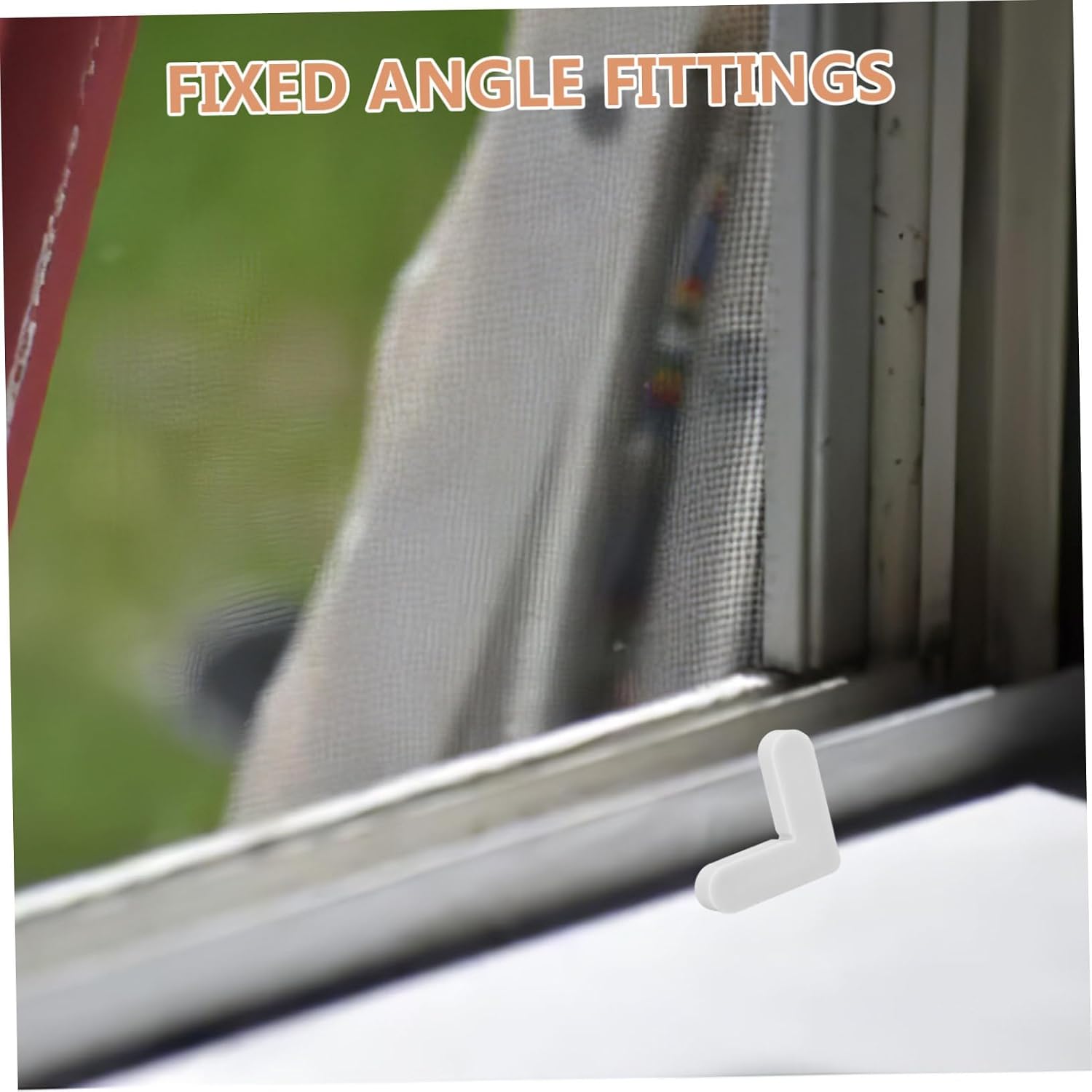 10pcs Nylon Screen Frame Corners Window Screens Brackets Angle Bracket for Repair