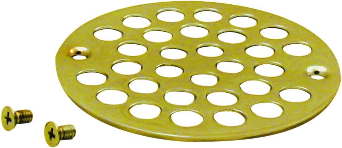 Westbrass 4-1/4" OD Casper Brass Snap-In Shower Strainer Grid, Matte Black, D319-62 : Everything Else