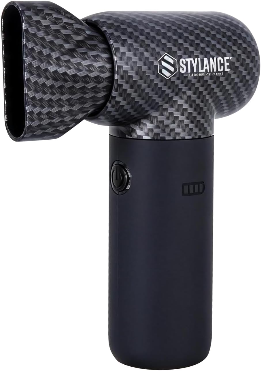 Mini Compressed Air Duster, Electric Air Duster, Mini Blower Jet Dry Blower for Computer, Barber Salon, Keyboard, Car, Home, Outdoor Cleaning (Grey)